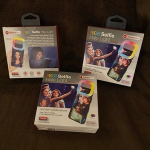 On Air Mini Mobile Selfie Light - (2/$10 Deal) Heart or Square Shape